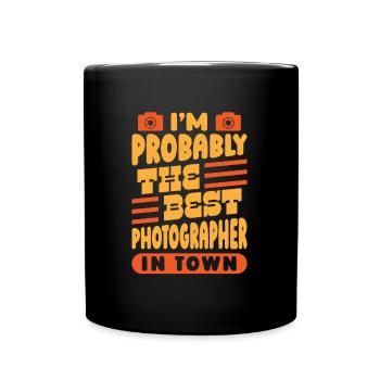 Photographer Photography Camera - Full Colour Mug - black - Front