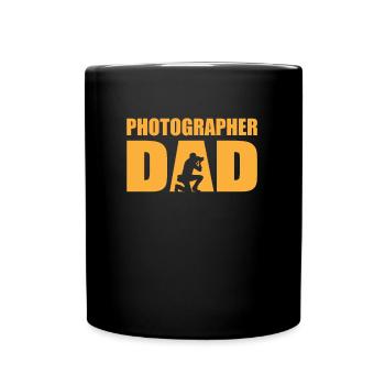 Photographer, Photography, Camera, Father - Full Colour Mug - black - Front