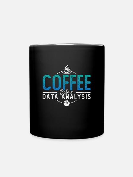 Data Analyst Café Data Scientist Amateur de café - Mug uni - noir