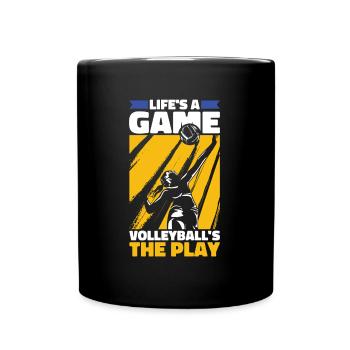 Volley-ball Volley-ball - Mug uni - noir - Devant