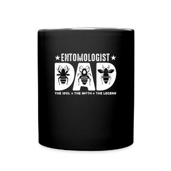 Entomologist Dad The Idol The Myth The Bug Hunters - Full Colour Mug - black - Front