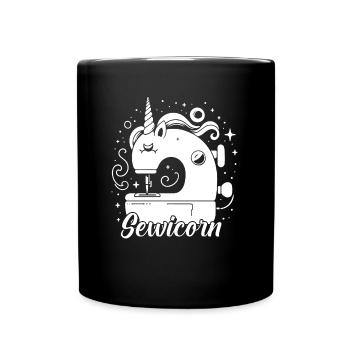 Sewing Sewing Machine - Full Colour Mug - black - Front