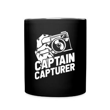 Fotograf Fotografie Kamera Capture The Moment - Tasse einfarbig - Schwarz - Vorne