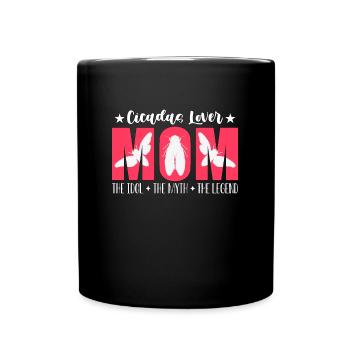 Cicadas Lover Mom The Idol The Homopterous Insect - Tasse einfarbig - Schwarz - Vorne