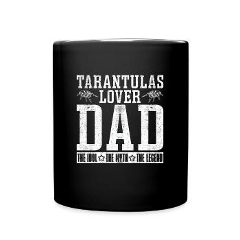 L’amant de la tarentule papa l’idole de l’éleveur de tarentule - Mug uni - noir - Devant