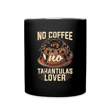 L’amant de la tarentule Pas de café Pas d’araignée L’amant du café - Mug uni - noir - Devant