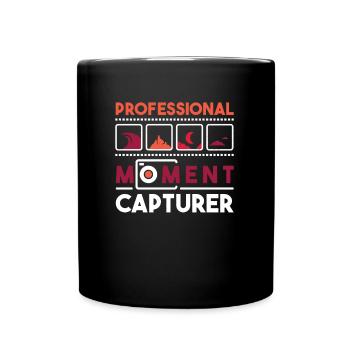 Fotograf Fotografie Kamera - Tasse einfarbig - Schwarz - Vorne