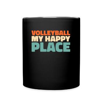 Volley-ball Volley-ball - Mug uni - noir - Devant