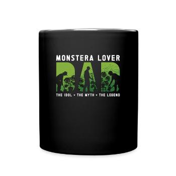 Monstera Lover Dad The Idol The Myth Indoor Plants - Full Colour Mug - black - Front