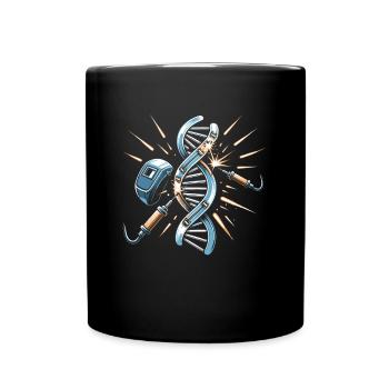 Les soudeurs ajusteurs sont dans mon ADN - Mug uni - noir - Devant