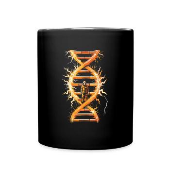 Électricien Électronicien C’est dans mon ADN - Mug uni - noir - Devant