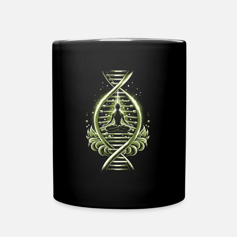 Yoga Its In My Dna - Tasse einfarbig - Schwarz