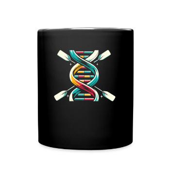 Rowing Rower Its In My DNA - Full Colour Mug - black - Front