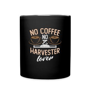 Harvester Lover No Coffee No Farmer Coffee Lover - Full Colour Mug - black - Front