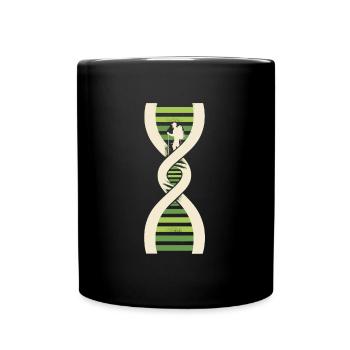 Randonnée Vagabond C’est dans mon ADN - Mug uni - noir - Devant