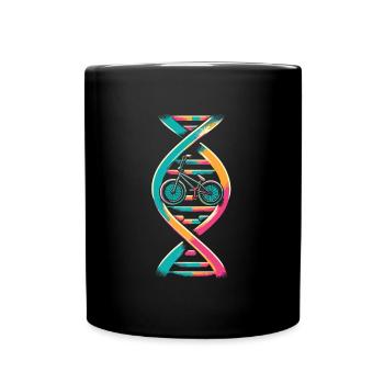 Bmx Bmx Biker Its In My Dna - Full Colour Mug - black - Front