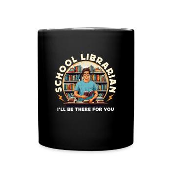 Bibliothécaire Bibliothécaire de l’école Je serai professeur de lecture - Mug uni - noir - Devant