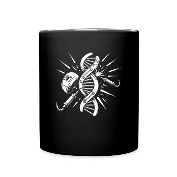 Les soudeurs ajusteurs sont dans mon ADN - Mug uni - noir - Devant