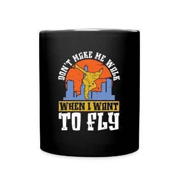 Parkour Ne me Fais Pas Marcher Backflip Amateur de Parkour - Mug uni - noir - Devant