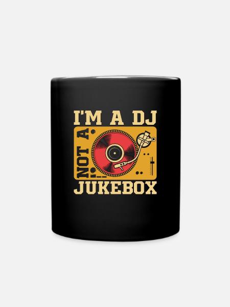 Disc Jockey Je suis un DJ Pas un Disc Jockeys De Platine - Mug uni - noir