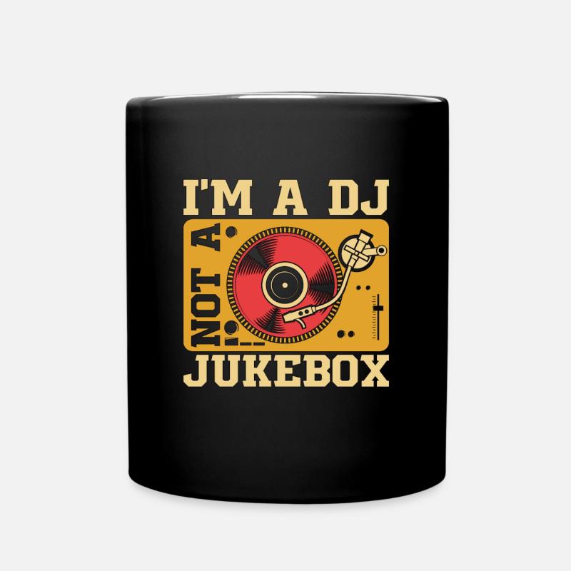 Disc Jockey Je suis un DJ Pas un Disc Jockeys De Platine - Mug uni - noir