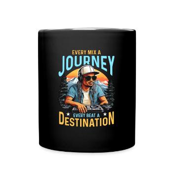 Disc Jockey Every Mix A DJ Music Disc Jockeys - Tasse einfarbig - Schwarz - Vorne