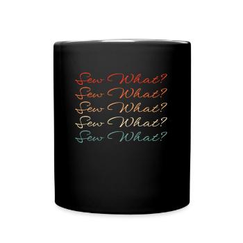 Sewing Sewing Machine - Full Colour Mug - black - Front