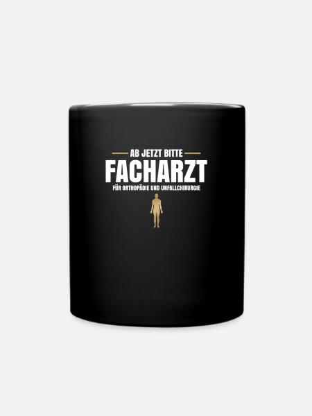 Ab Jetzt Bitte Facharzt Für Rheumatologie - Tasse einfarbig - Schwarz