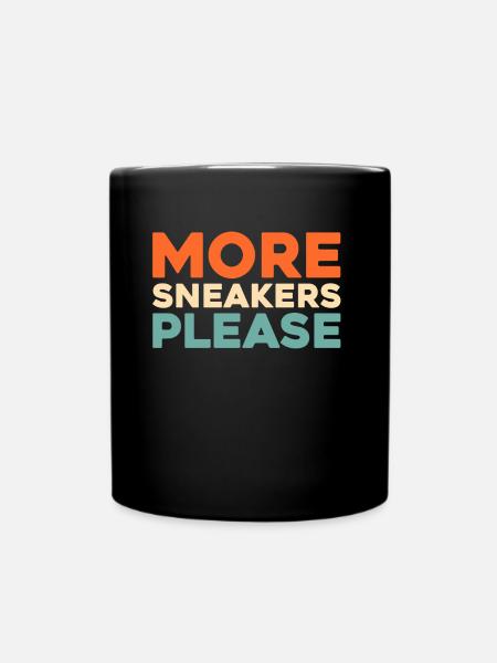 Sneakers - Tasse einfarbig - Schwarz