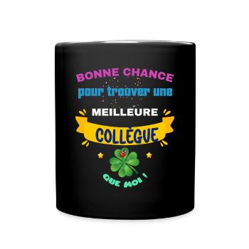 Meilleure Collègue Femme Cadeau Départ Pour Copine - Mug uni - noir - Devant