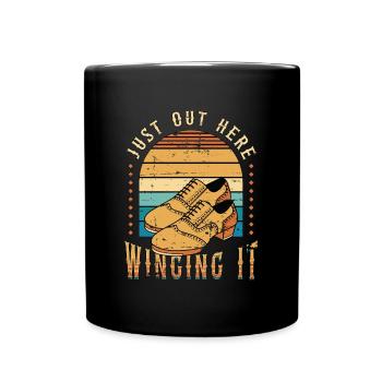 Claquettes Juste Ici Winging Dancing Tap Dancer - Mug uni - noir - Devant
