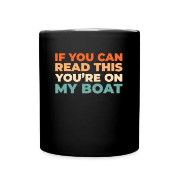Voile, Voile, Voilier, Navigation de plaisance - Mug uni - noir - Devant