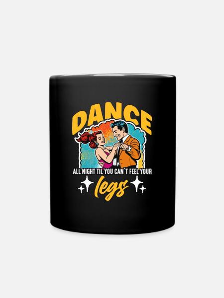 Danse de salon Toute la nuit Danse de salon Danseuse de salon - Mug uni - noir