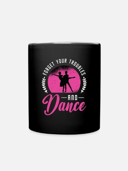 Danse de salon Oubliez vos ennuis Aime danser - Mug uni - noir