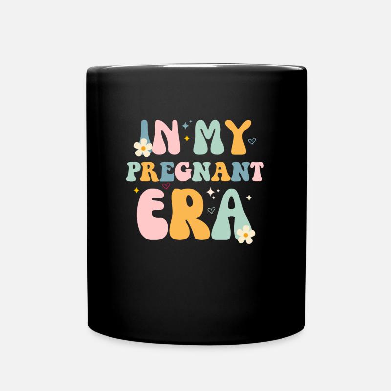 À l’ère de ma grossesse - Grossesse nouvelle maman - Mug uni - noir