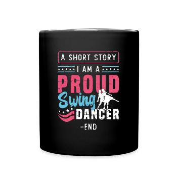 Swing Dancer A Short Story I Am A Dancing Lover - Tasse einfarbig - Schwarz - Vorne