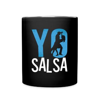 Salsa Dance Yo Salsa Loves Mambo Music Dance Sport - Tasse einfarbig - Schwarz - Vorne