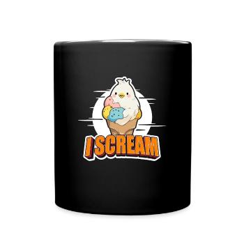 Calopsittes I Scream Birdwatcher Calopsitte Amoureux - Mug uni - noir - Devant