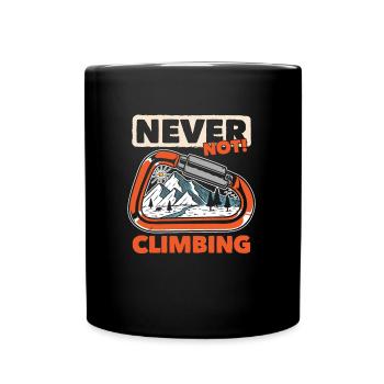 Bouldern Escalade de bloc - Mug uni - noir - Devant