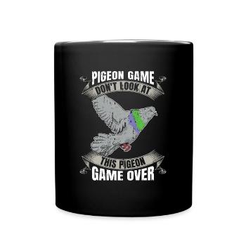 Jeu de pigeon voyageur Ne regardez pas l’amateur de courses de pigeons - Mug uni - noir - Devant