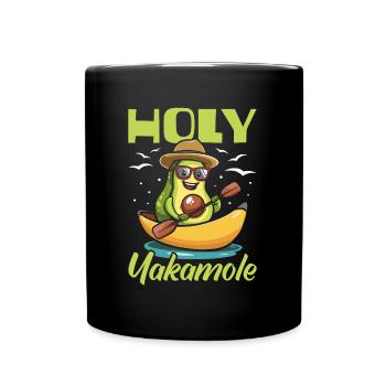 Kayakiste Avocat Holy Yakamole - Mug uni - noir - Devant