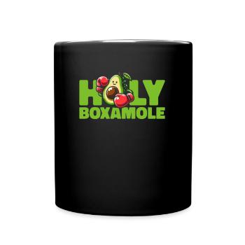 Boxeur Boxer Avocat Holy Boxamole - Mug uni - noir - Devant