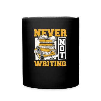 Schriftsteller Autor - Tasse einfarbig - Schwarz - Vorne