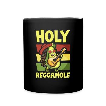 Reggae Avocat Saint Reggamole - Mug uni - noir - Devant