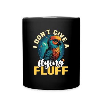 Conure I Don't Give A Flying Pet Bird Conure Lover - Full Colour Mug - black - Front