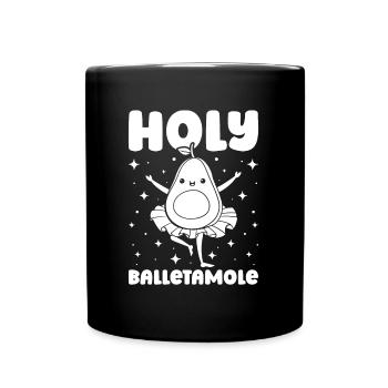 Ballet Balerina Avocat Holy Balletamole - Mug uni - noir - Devant