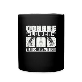 Conure Lover Dad The Idol The Myth The Sun Conure - Full Colour Mug - black - Front
