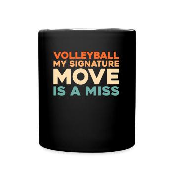 Volleyball Volleyball Players - Full Colour Mug - black - Front