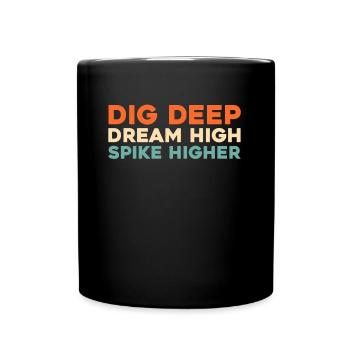 Volleyball Volleyball Players - Full Colour Mug - black - Front