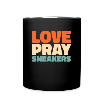 Sneakers Christian - Tasse einfarbig - Schwarz - Vorne